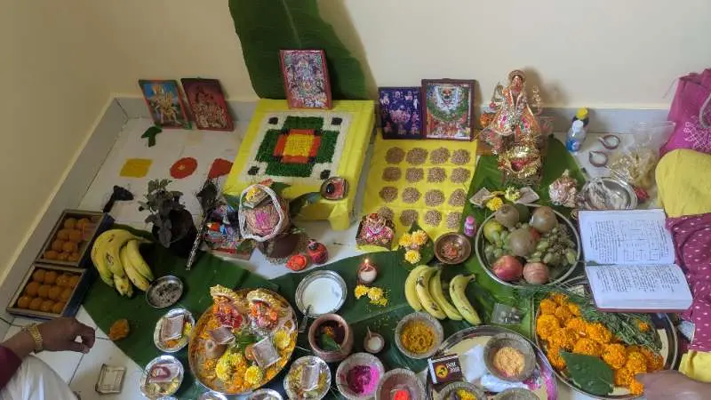 Annaprashan Puja Bangalore - Baby rice feeding ceremony photos